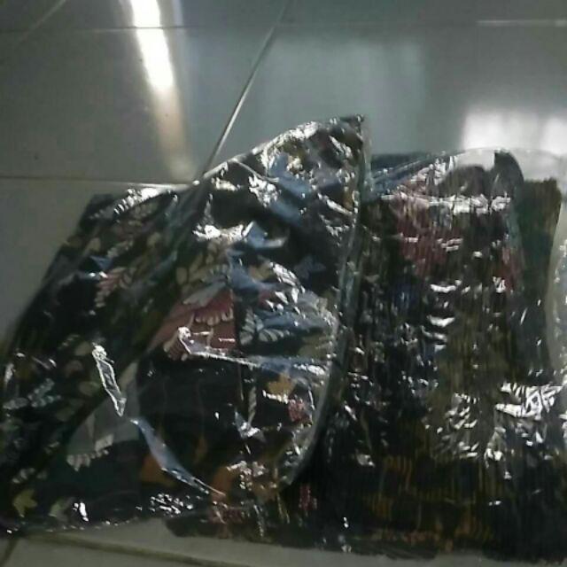 Couple Family Novianty Rok Instan Plisket Jumbo Kombi Kemeja Batik Ayah Dan Anak