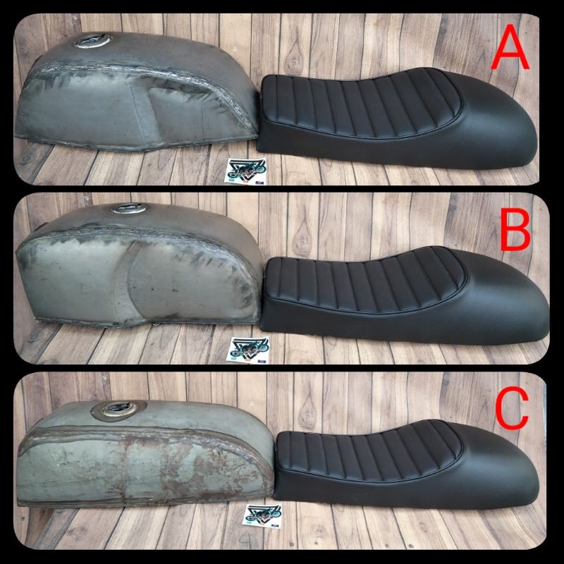 Paket Custom Caferacer Paket Hemat Caferacer Baju Caferacer Jok Caferacer