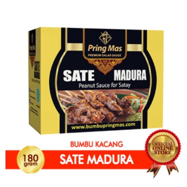 

STAR BRANDS Halal MUI - Pring Mas Saus Kacang Sate Madura 180 gram