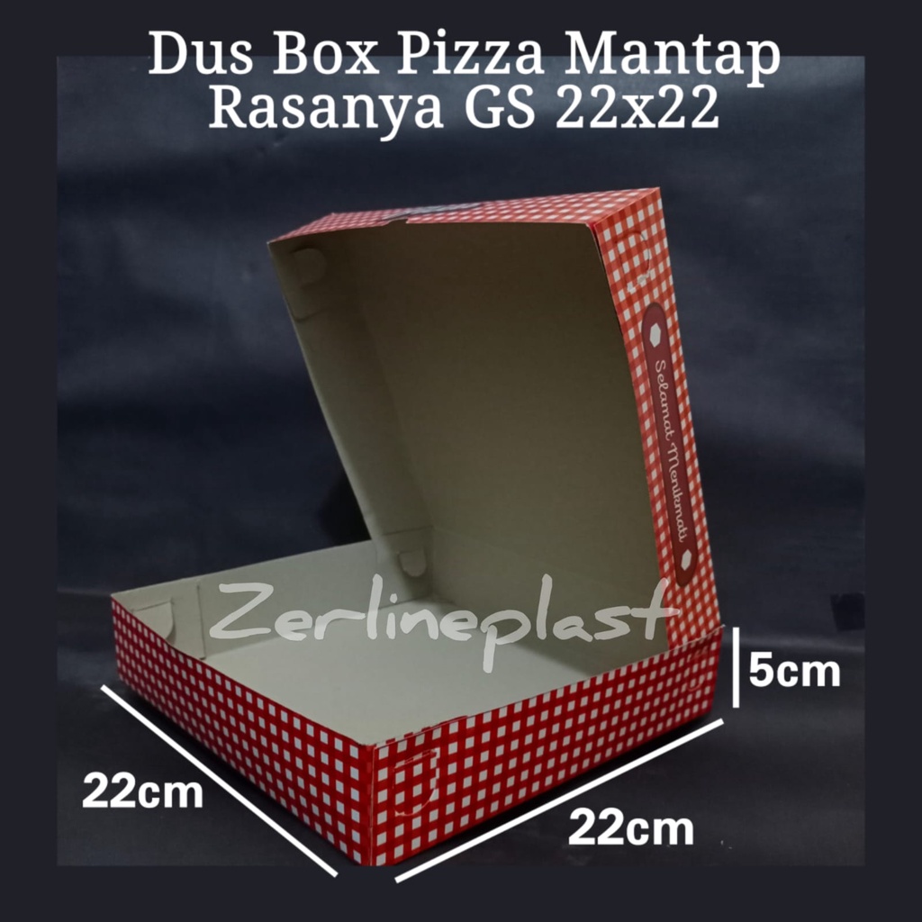 Dus Pizza Mantap Rasanya GS - Dus Kue Serbaguna - Box Pizza @50pcs