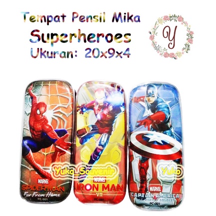 

Tempat Pensil Superheroes Seri Terbaru Tempat Pensil Kapten Amerika Tempat Pensil Iron Man Spiderman