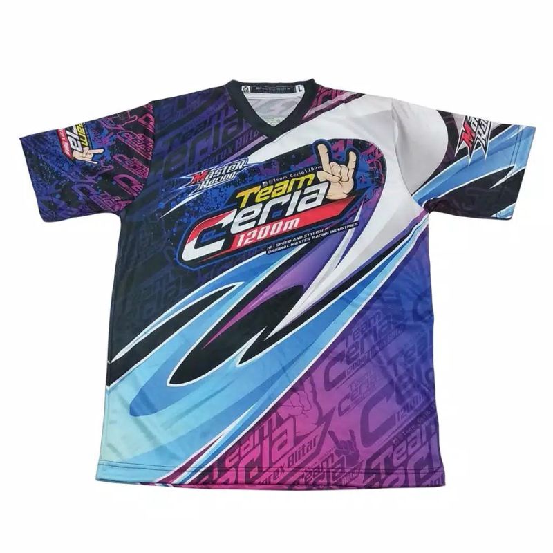 [BAYAR DI TEMPAT]JERSEY TEAM CERIA 1200M ORIGINAL..