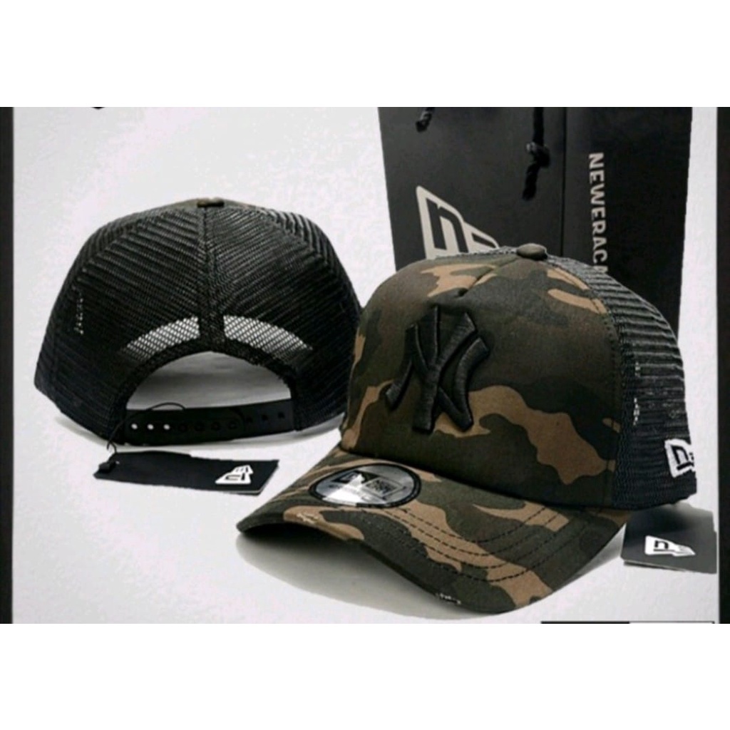 Terlaris Topi Tracker NY Topi Jaring Topi Distro Baseball cap : CAMO ARMY CAP topi Ny Loreng topi army topi loreng topi pria