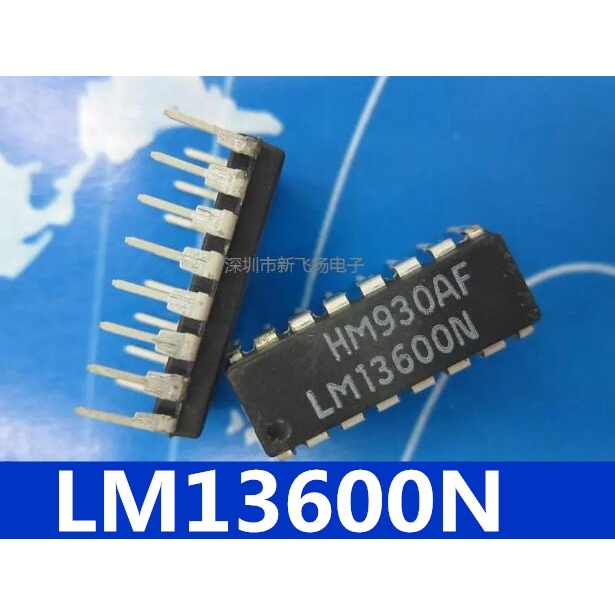 20PCS LM13600AN LM13600 DIP-16 AMP IC