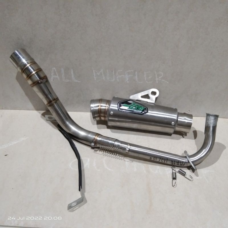 knalpot racing jrm Vario 125/150 fullset