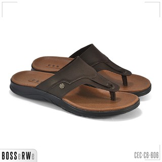  Sandal  Kasual Jepit Pria  HITAM CEC C6 606 1209 