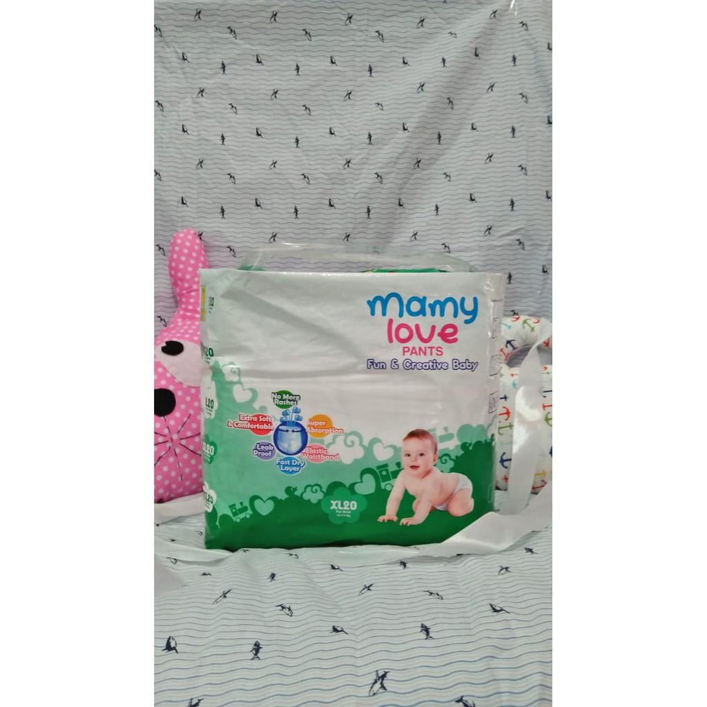 Mamy Love Pants XL 20 - HTA SUSU / PAMPERS / DIAPERS