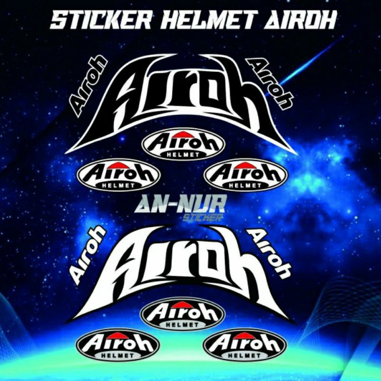 Sticker Set Airoh Sticker airoh Logo Helmet Airoh