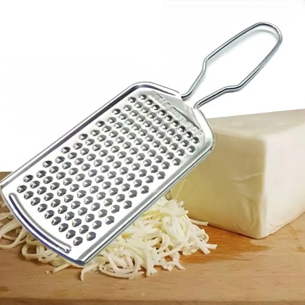 ( BISA COD ) PROMO PARUTAN KEJU STAINLESS STEEL CHEESE CHEDDAR / ALAT PARUT KENTANG WORTEL SAYUR 21 CM