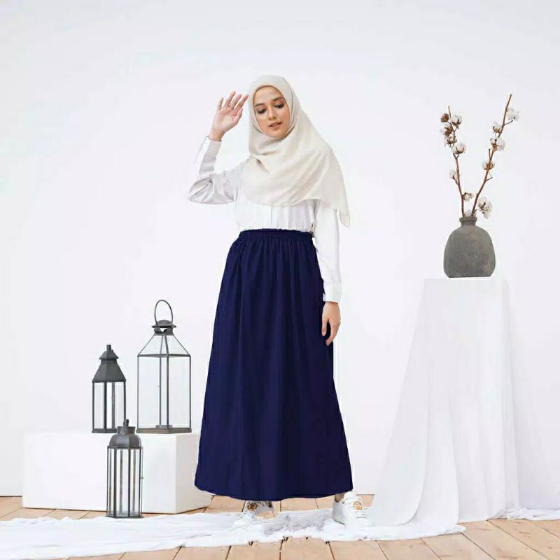 ROK HIJAB PANJANG/ROK WANITA PANJANG/ROK MUSLIM