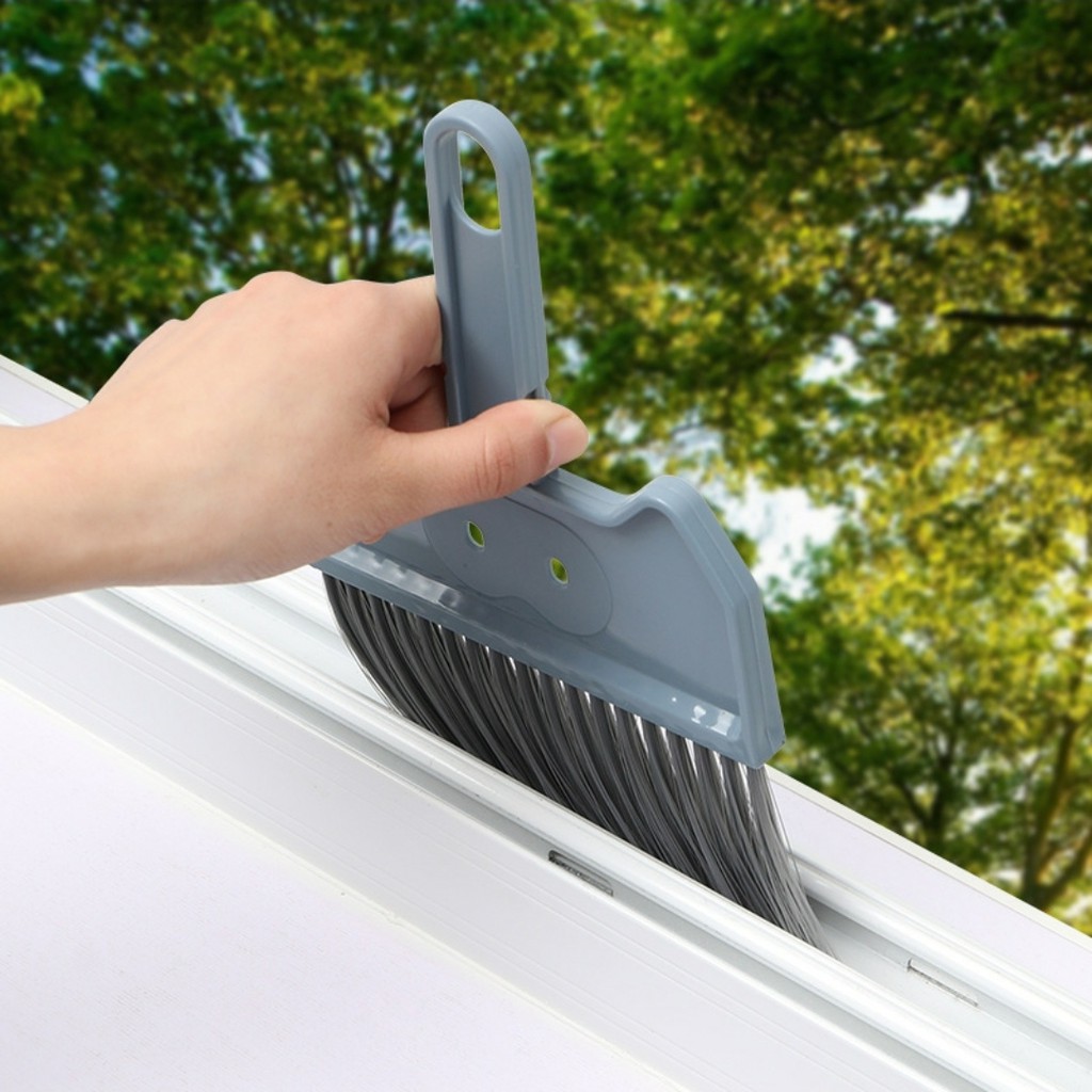 HOT SALE BEST DEALS HA 52 Sapu Set Pengki Mini Premium Plastik Tebal Bulu Sintesis Kuat Tidak Mudah