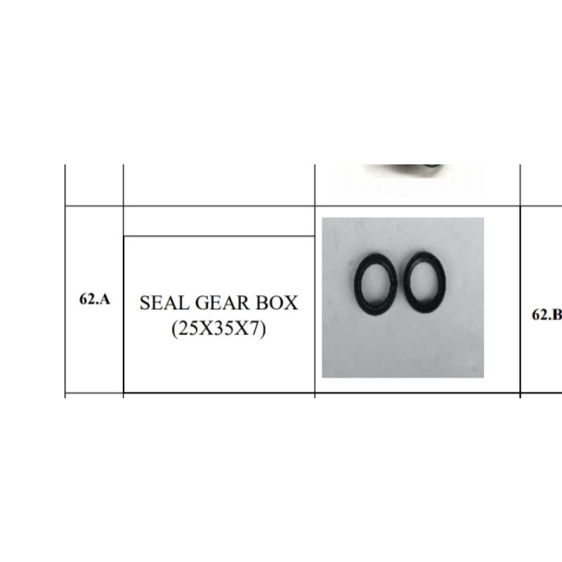 Seal Gearbox Viar 25×35×7