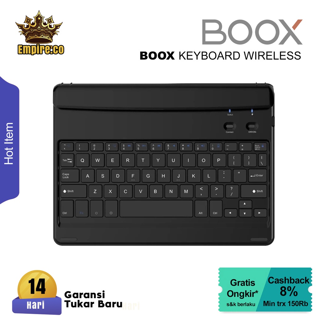 ONYX BOOX Keyboard Wireless with Turning Bearing for BOOX 10.3 inch HB065