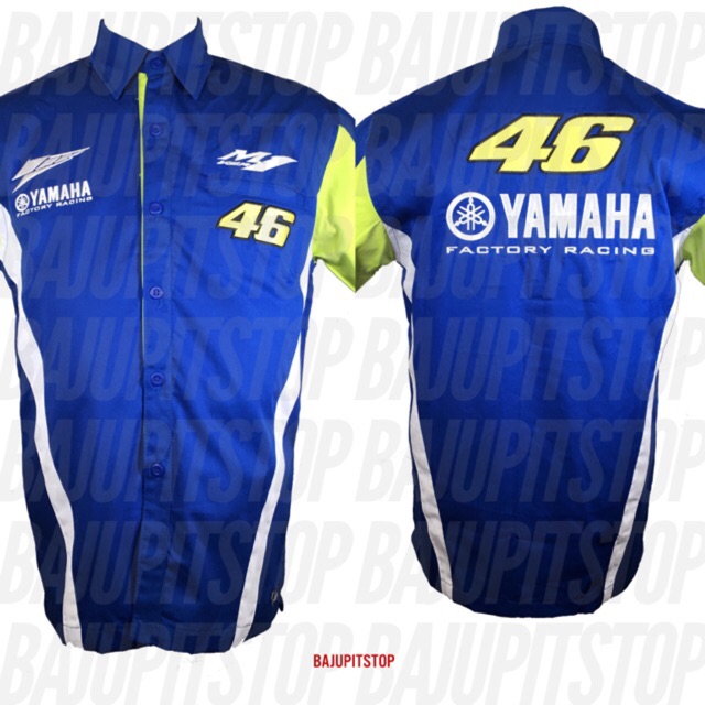 Baju Kemeja MotoGP Yamaha Kode AKD076