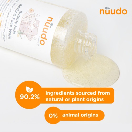 Nuudo Bubbly Kids Body and Face Wash 250ml