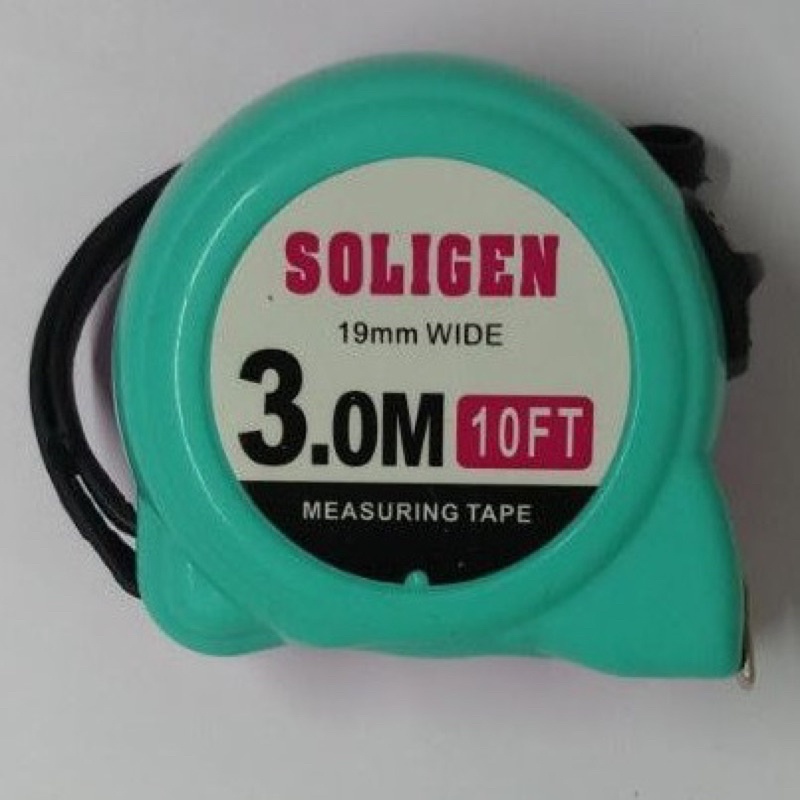 Meteran 3meter Soligen body plastik