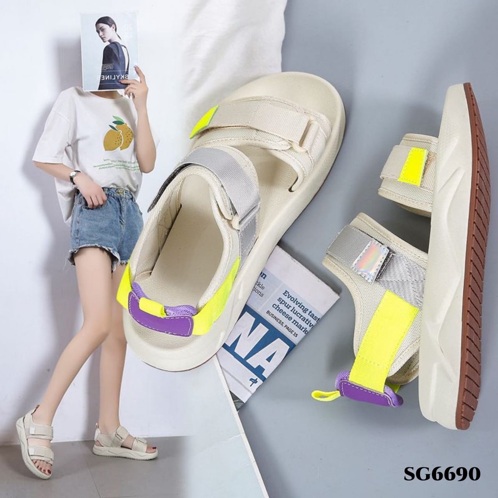 RESTOCK WYN SANDAL WEDGES GUNUNG FASHION KOREA SG6690