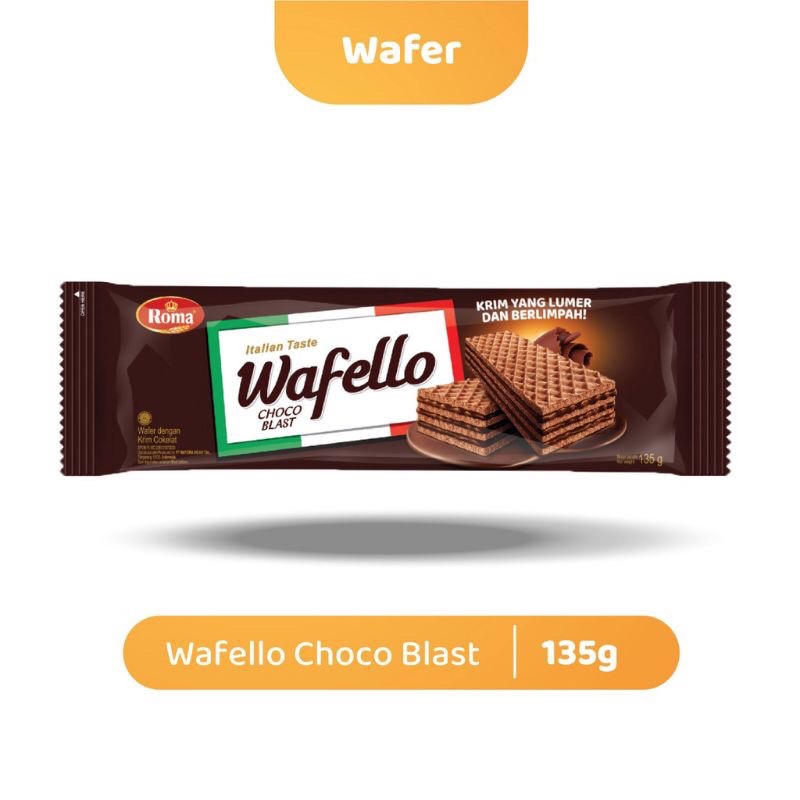 Roma WAFELLO Choco Blast/ Butter Caramel 135gr