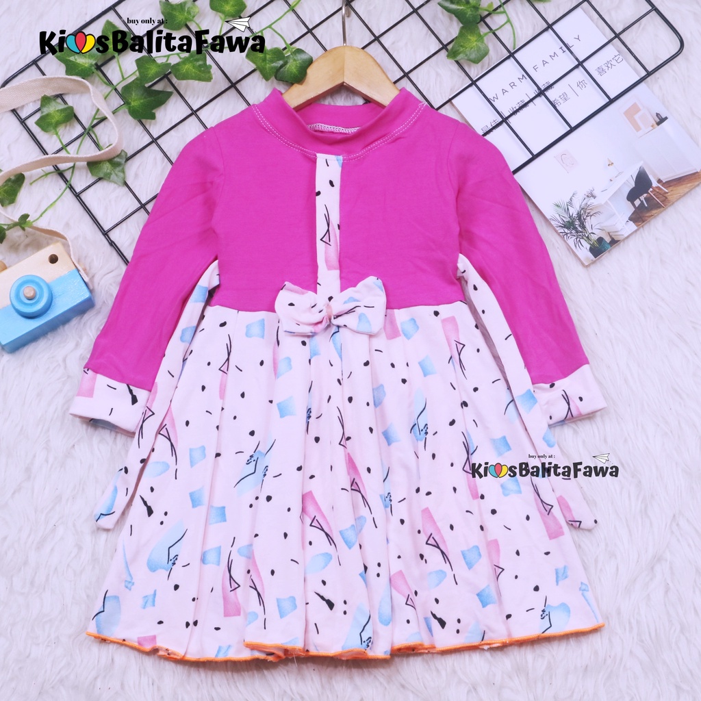 Gamis Bayi Annisa uk 3-18 Bulan /  Dres Panjang Baby Perempuan Murah Kado Baju Muslim Cewek Pakaian