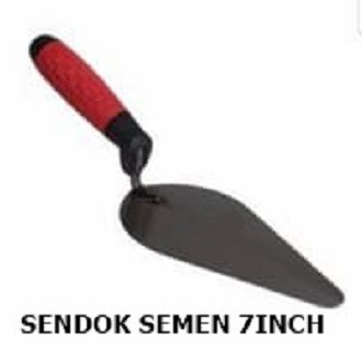 SENDOK SEMEN 7&quot; STAINLEES STEEL GAGANG KAYU