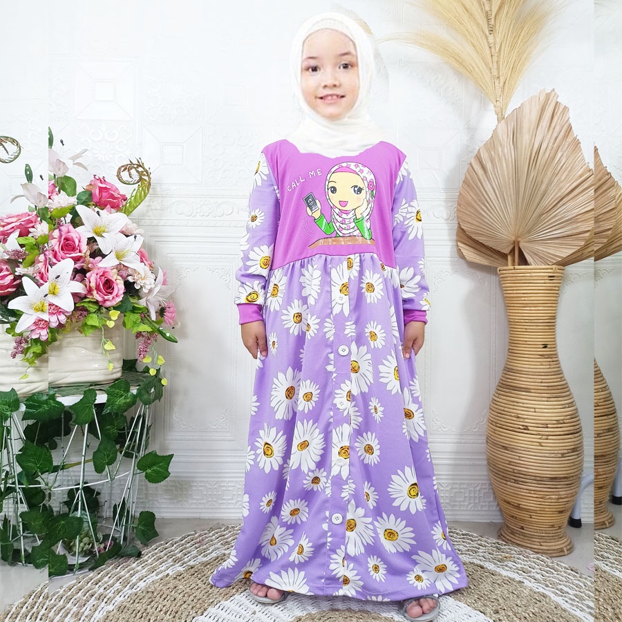 CALL ME ANAK MUSLIMAH CANTIK BERBUNGA 4-12tahun GL FASHION