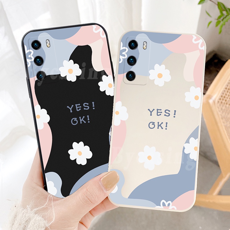 Soft Case Silikon Tpu Motif Bunga Daisy Untuk Samsung A04S A04 A13 A03S A02S A12 A51 A71 A50S A30S A20 A10 A11 M11 J7 Pro