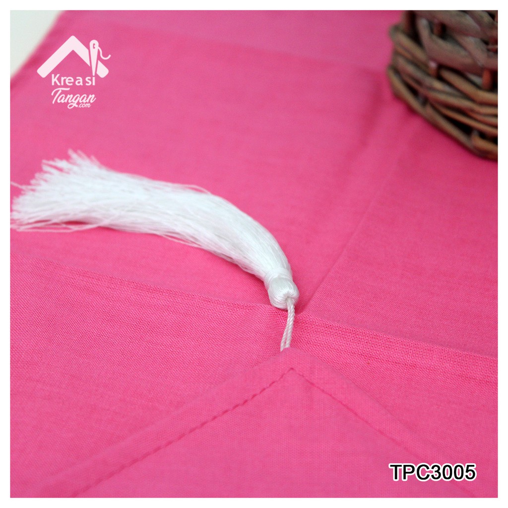 Taplak Meja Polos Table Runner POLOS PINK SEDANG Ukuran 105x30 &amp; 150x35 (TPC3005)