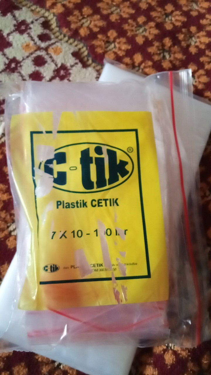 Plastik Klip C-tik 7x10 - 100 Pcs