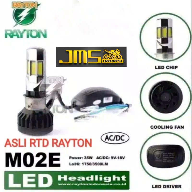 lampu depan utama rtd rayton 6 mata universal mio beat vega fu Jupiter soul xeon mx supra x125 r15 mio j