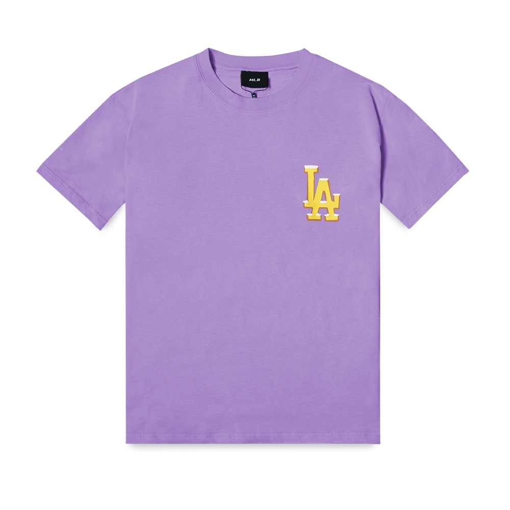 M7B Like LA Dodgers Back Text T-Shirt Purple