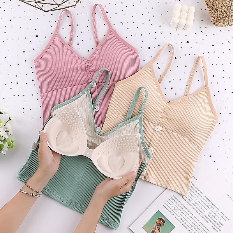 Victoria Bra Tanktop fashion wanita tanpa kawat bh pakaian dalam wanita 1027