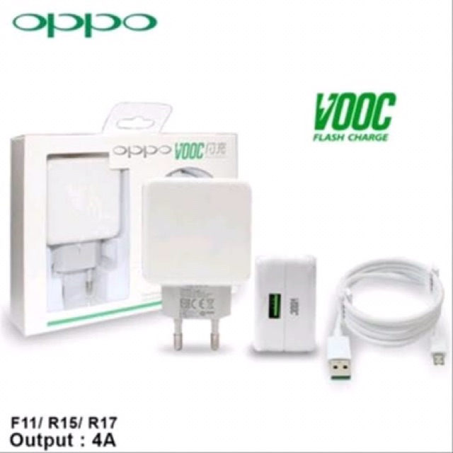 Charger OPPO R17 RENO RENO2 VOOC ORIGINAL TYPE C FAST CHARGING