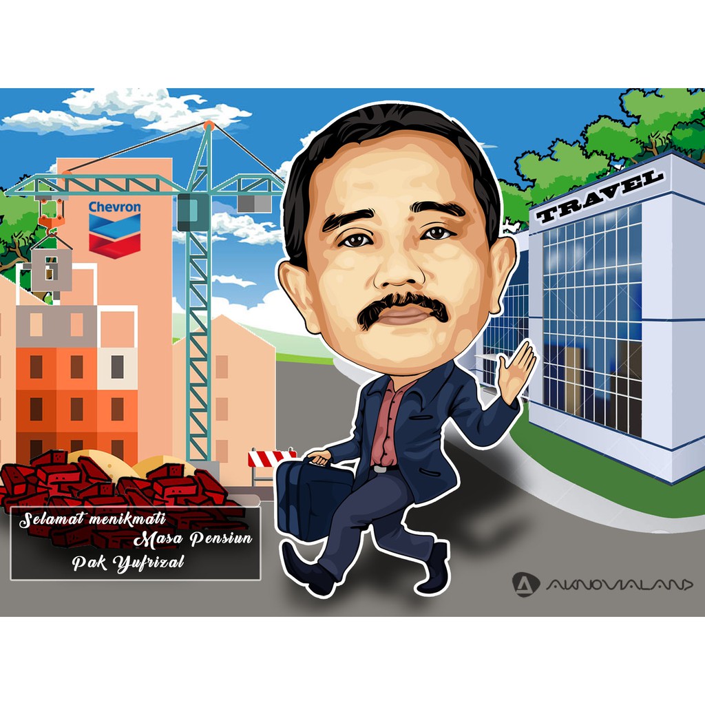 Farewell Caricature / Karikatur Perpisahan