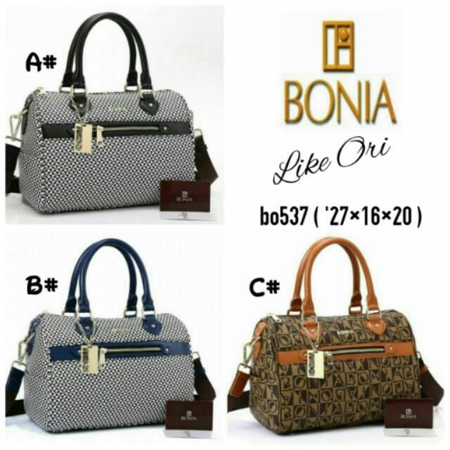 BONIA Speedy Front Back Zip Catur bo537#  (02)*/1