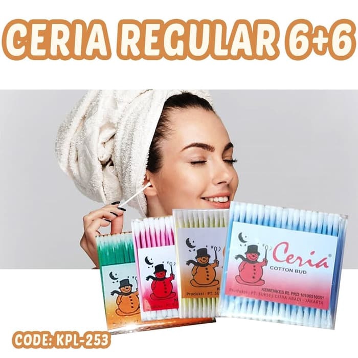 CERIA BABY 1LSN - ceria cotton bud dewasa dan bayi 6+6 (KPL-252)