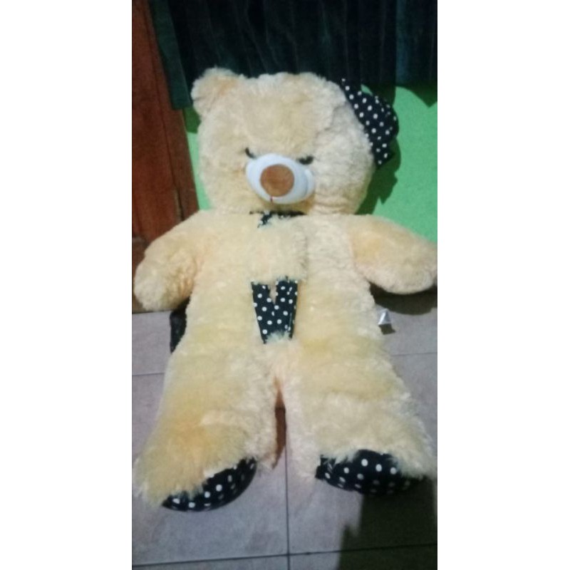 BONEKA TEDDY BEAR CREAM SYAL / BONEKA TERMURAH TERLARIS BONEKA MURAH