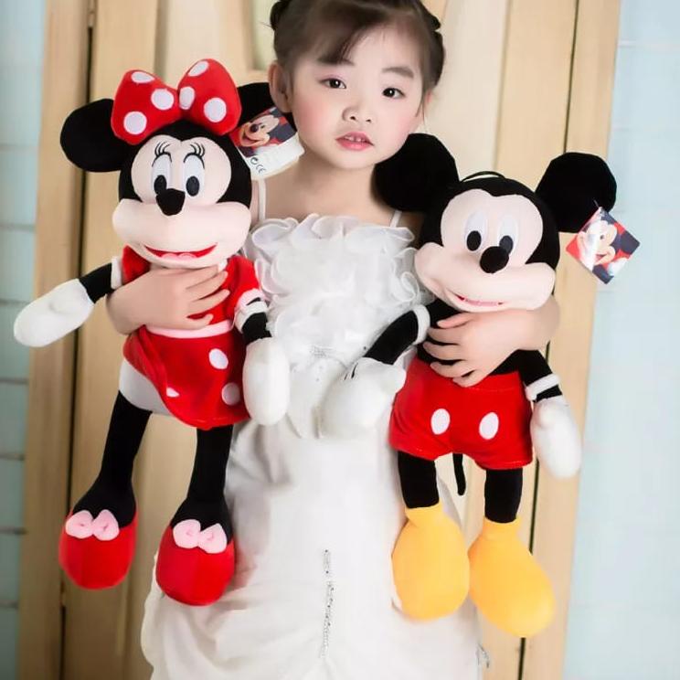 Diskon Besar Boneka Miki Mini / Boneka  Mouse Minnie Mouse Ukuran Besar XL Termurah