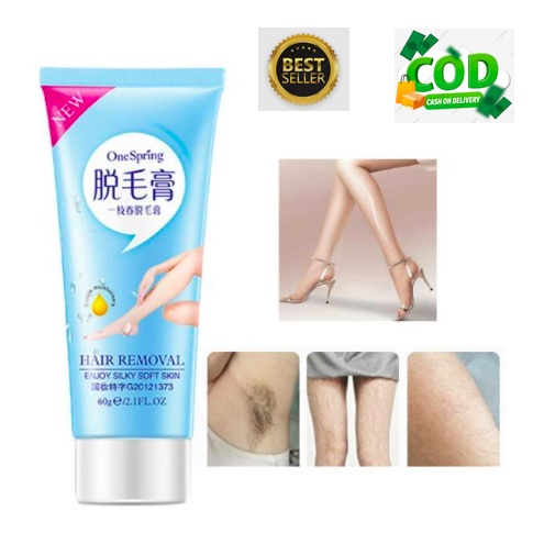 TERMURAH Salep Cream Krim Penghilang Perontok Bulu Rambut Ketiak/Kaki/Tubuh ISI 60 gram