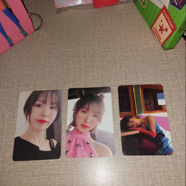 Photocard PC Joy Wendy Red Velvet Day 1/Day 2/Finale
