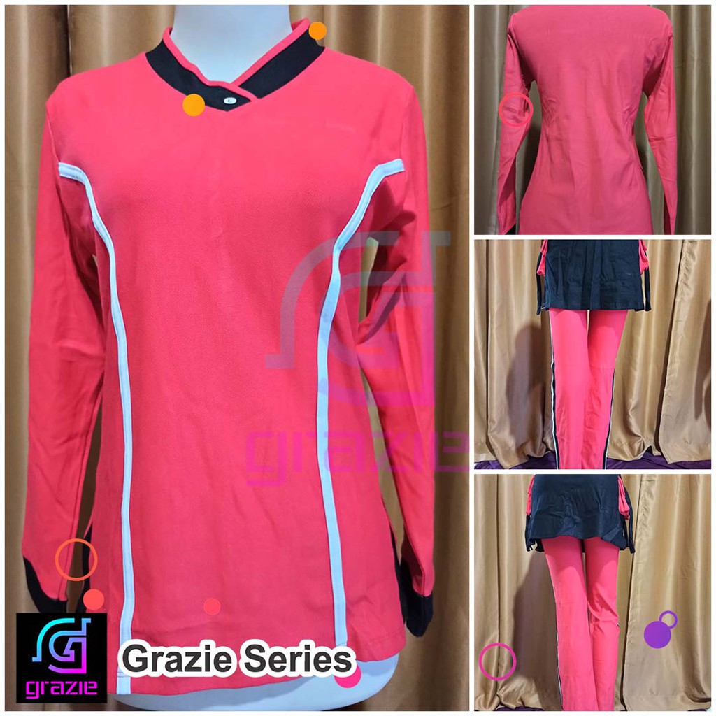 Setelan Olahraga Wanita Seragam Senam