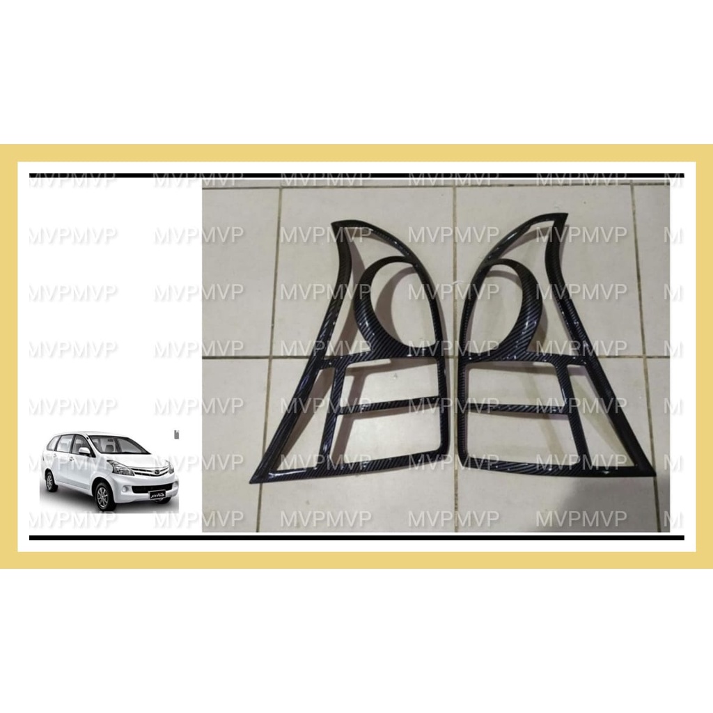 Garnish Belakang All New Avanza Xenia Veloz 2012 2015 2018 Carbon