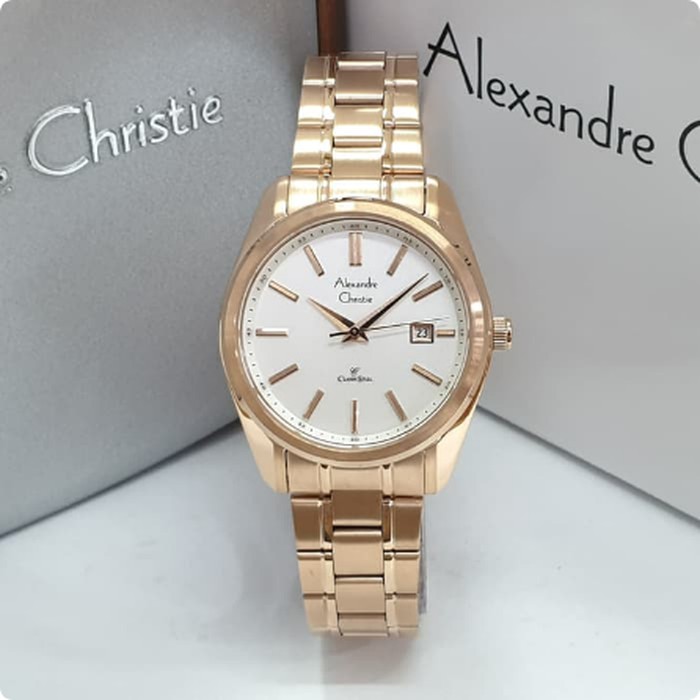 ORIGINAL Jam Tangan Wanita Alexandre Christie AC 8514 / AC8514 Garansi 1 Tahun Resmi