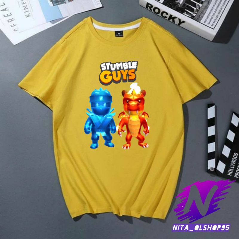 kaos stumble guys ninja dragon baju anak stumble guys spesial