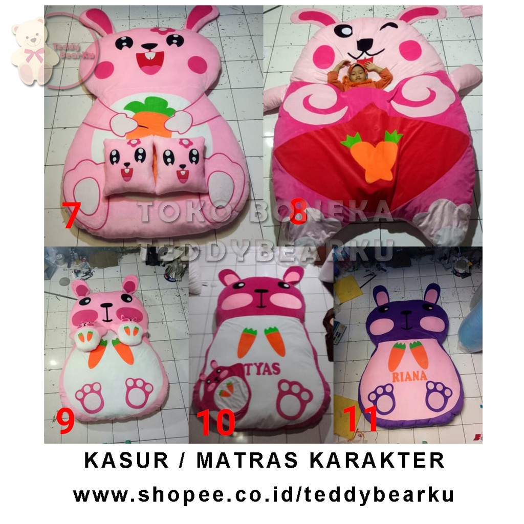 KASUR / MATRAS KARAKTER LUCU DAN EMPUK BISA CUSTOM