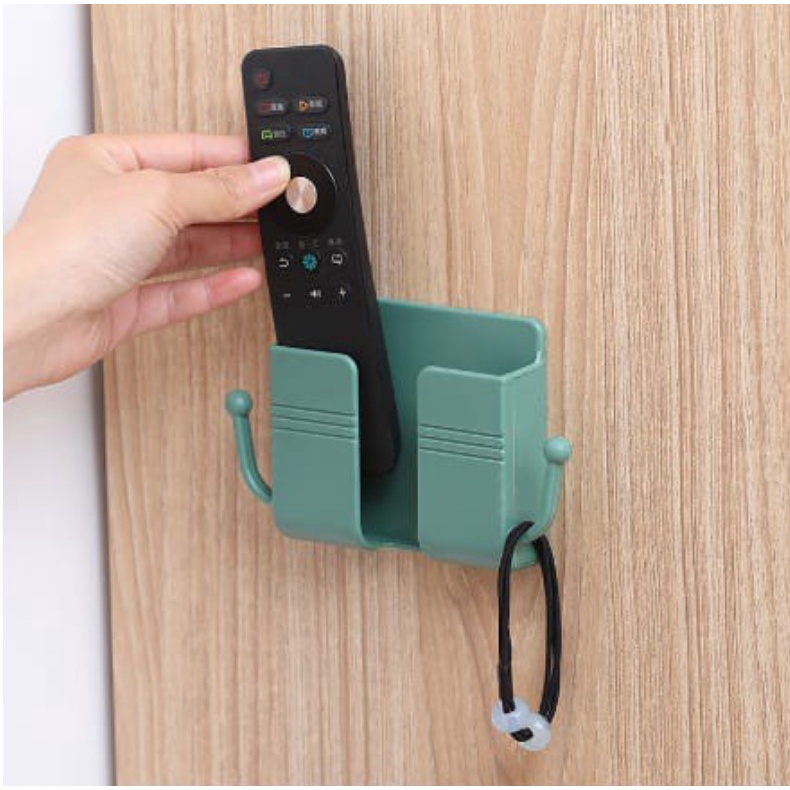 BAJ RAK GANTUNG HP CHARGER KUPING REMOTE TV AC TEMPEL TEMBOK HOLDER PHONE CAS TEMPEL DINDING HOOK HANDPHONE - SS082