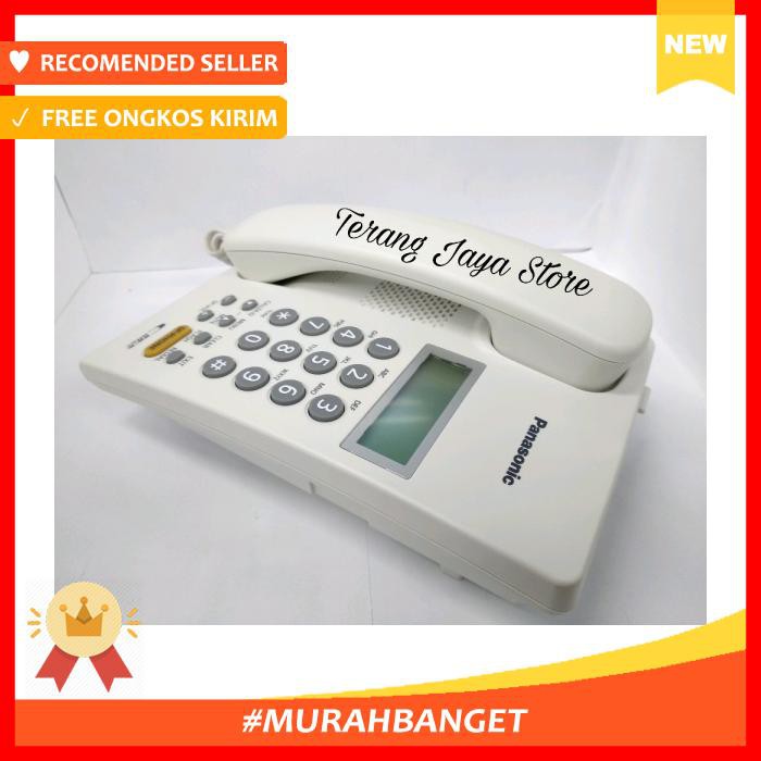 

Telepon Kabel Panasonic Kx Tsc62 .White