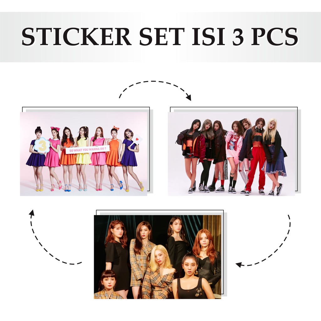 

Sticker CLC Murah Miror Stiker Sticker Kpop Aesthetic