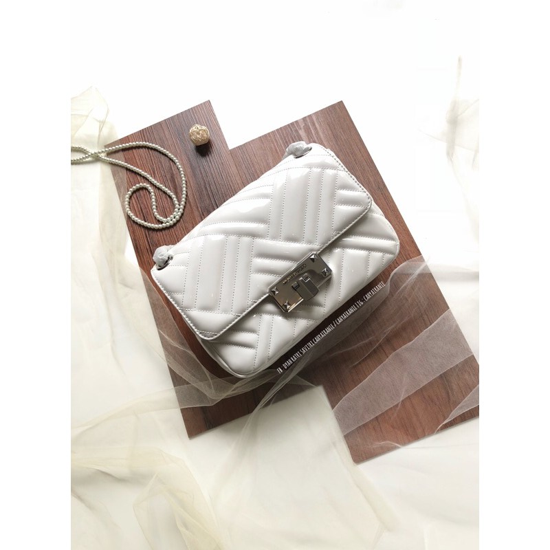 Tas MK Peyton Optic White Medium New