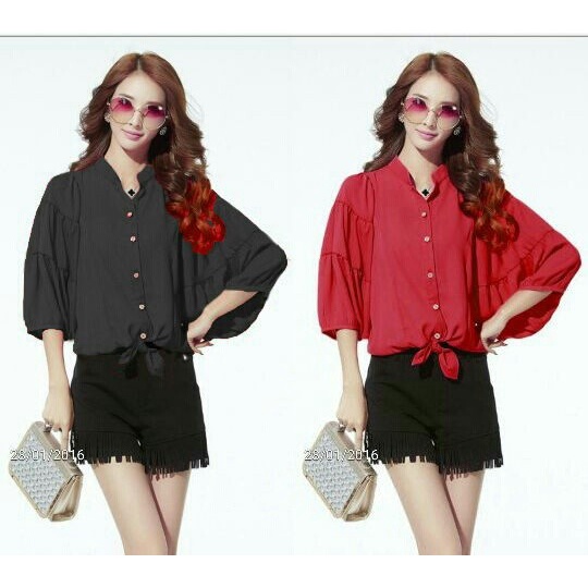 Dress Isilemariku - Kemeja Connie Red