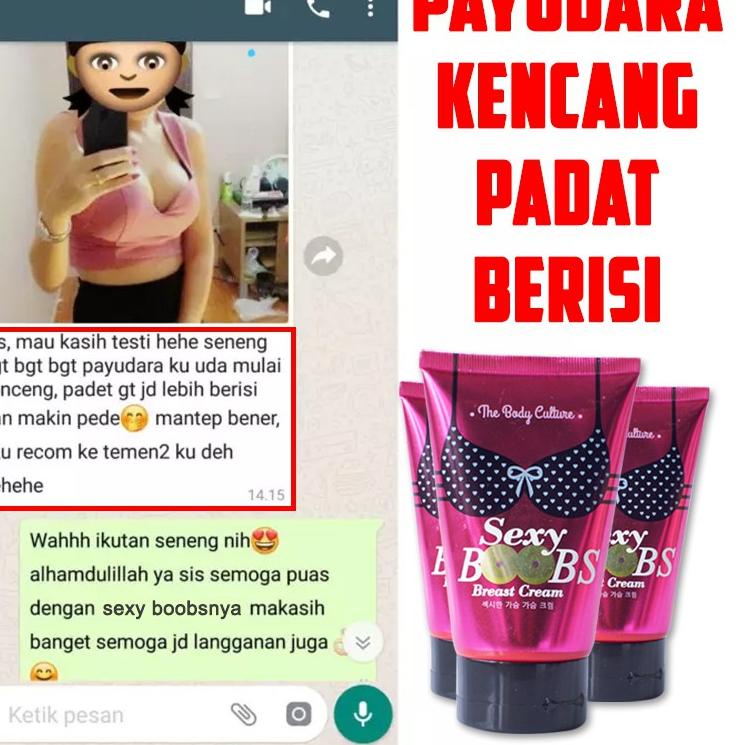 Hadir lagi SEXY BOOBS PERAWATAN PAYUDARA PEMBESAR PENGENCANG PENCERAH PAYUDARA CEPAT BPOM AMAN HERBA
